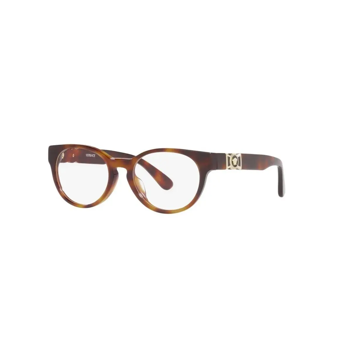 Versace Oval Woman Eyeglasses 0VK3323U 5217 47mm Havana