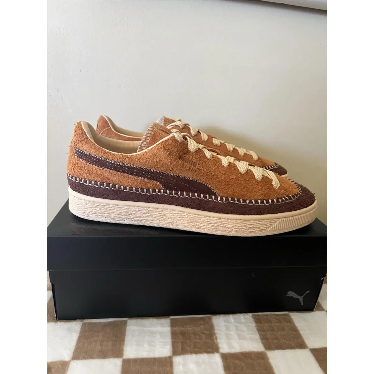 Puma shoes - PUMA Suede - Suede - 401035-01 - Brandy/Chocotart 0