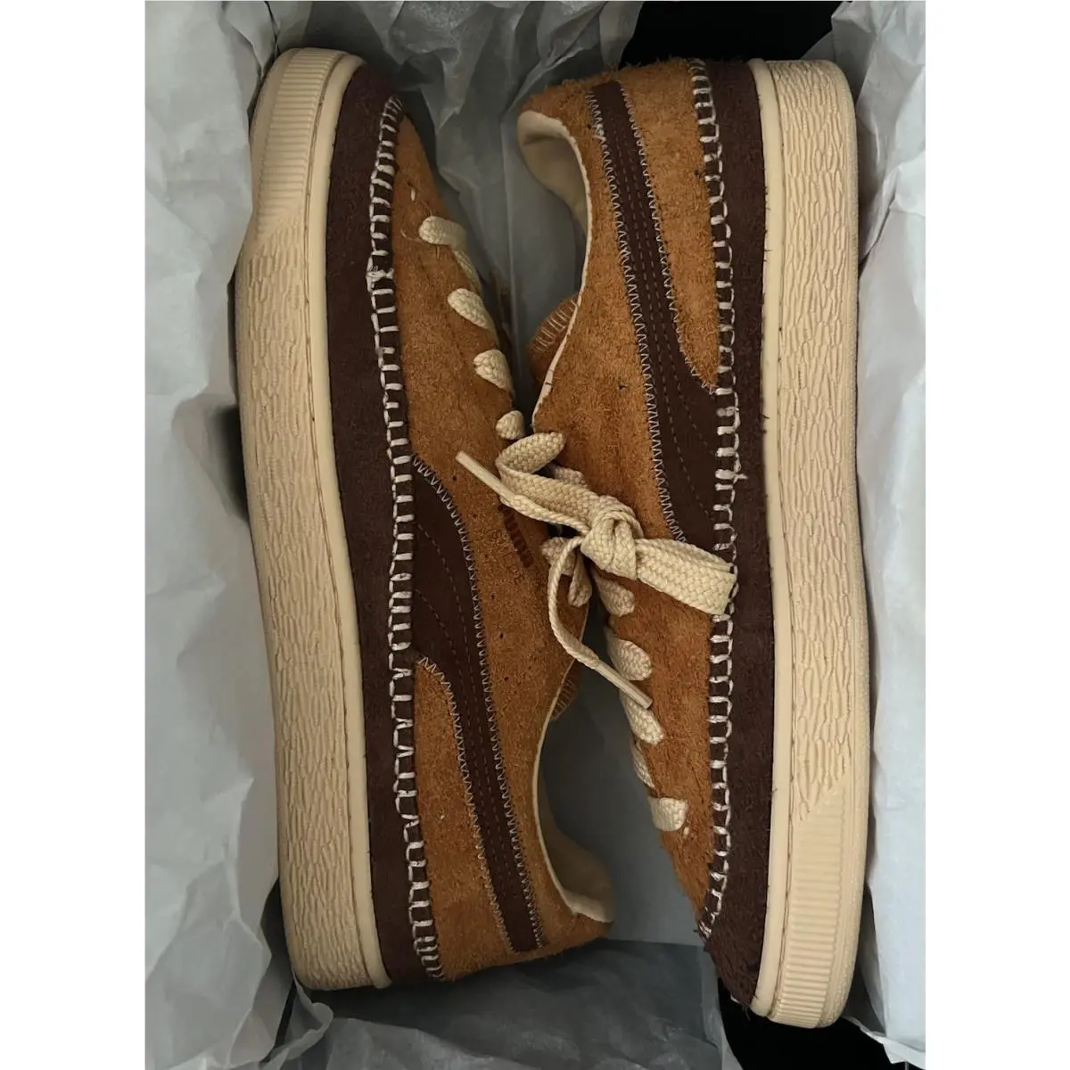 Puma shoes - PUMA Suede - Suede - 401035-01 - Brandy/Chocotart 10