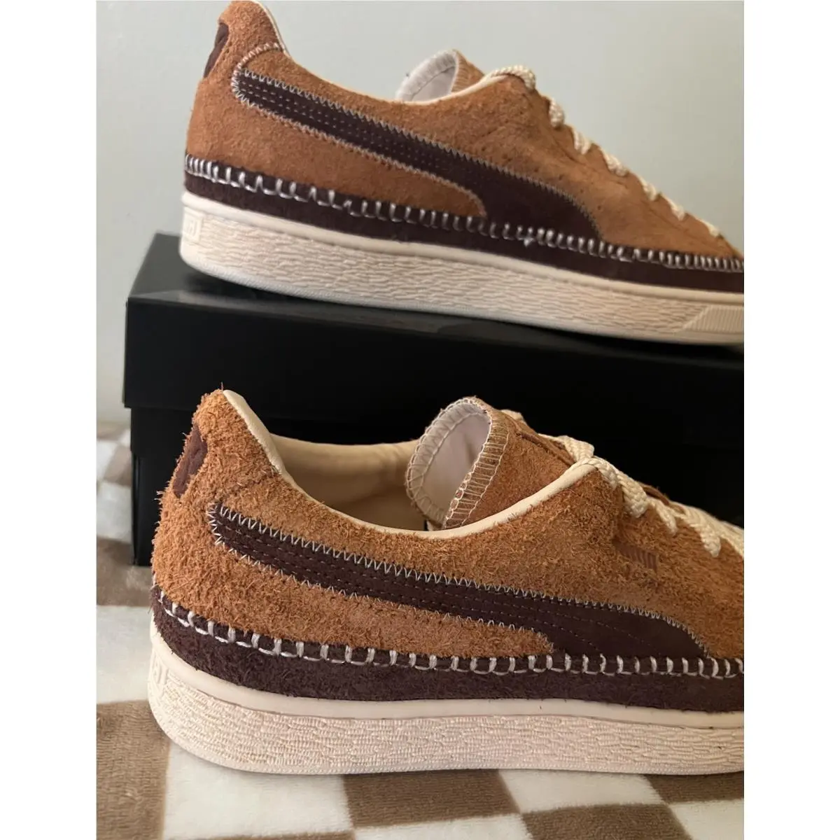 Puma shoes - PUMA Suede - Suede - 401035-01 - Brandy/Chocotart 3