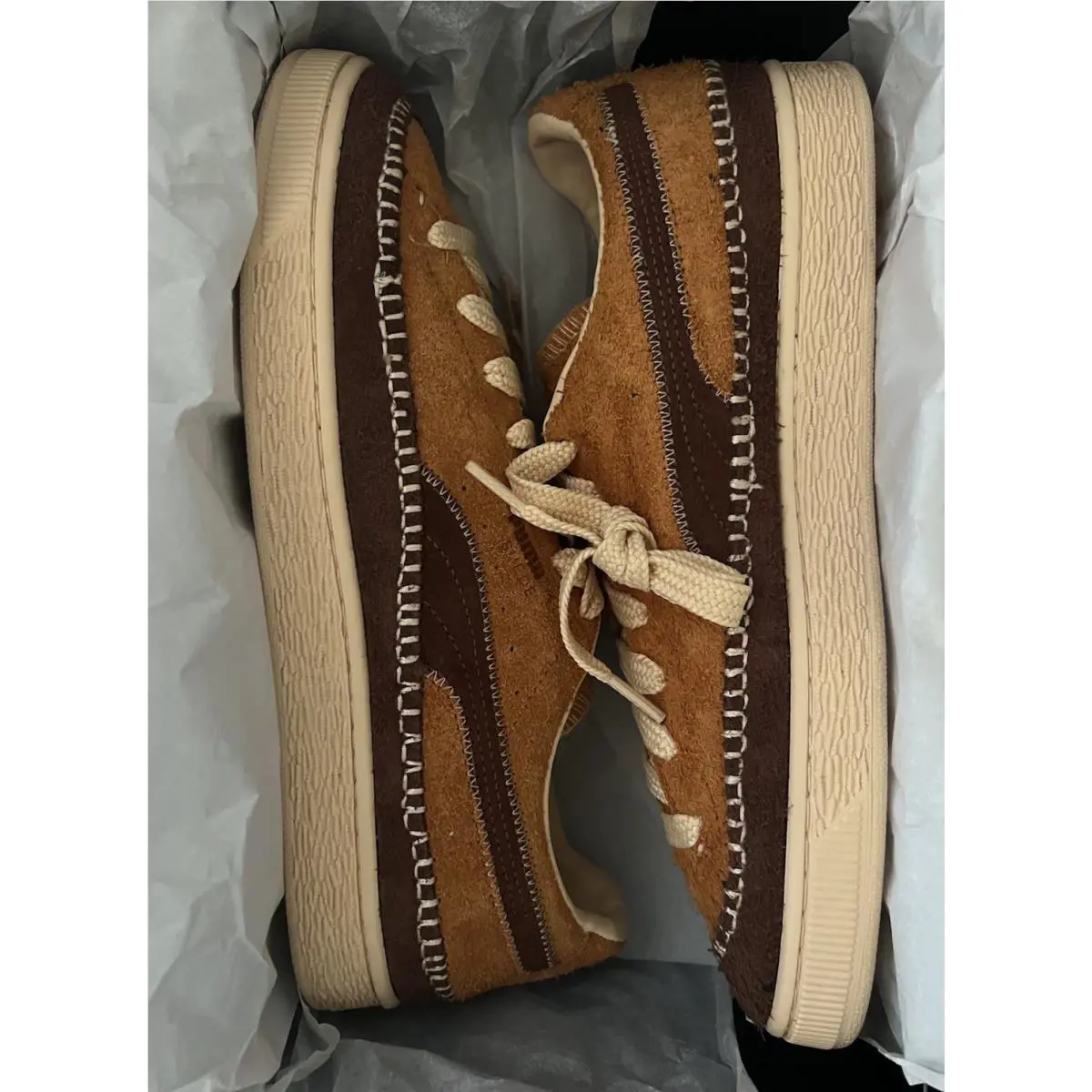 Puma shoes - PUMA Suede - Suede - 401035 01 - Brandy/Chocotart 9