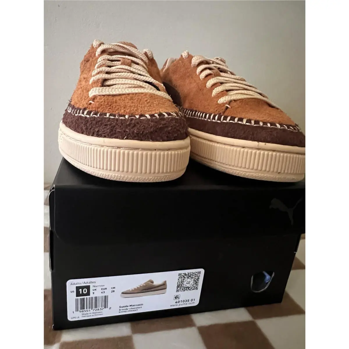 Puma shoes - PUMA Suede - Suede - 401035 01 - Brandy/Chocotart 7