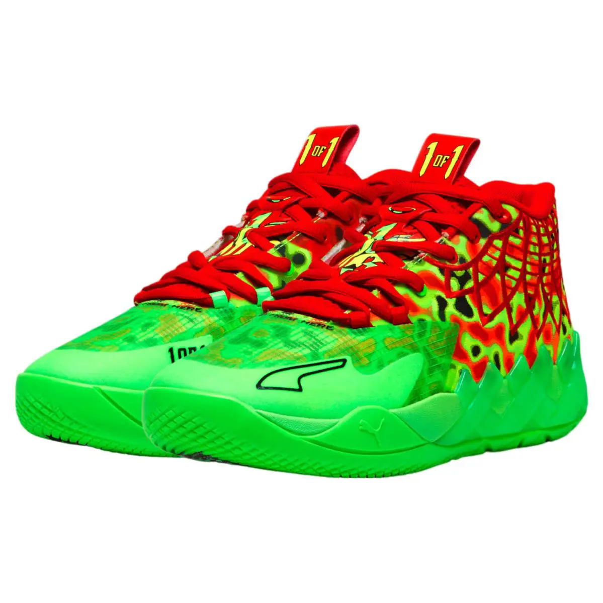 Puma shoes - PUMA MB.01 - 310508-01 - Fluro Green Pes-PUMA Red 22