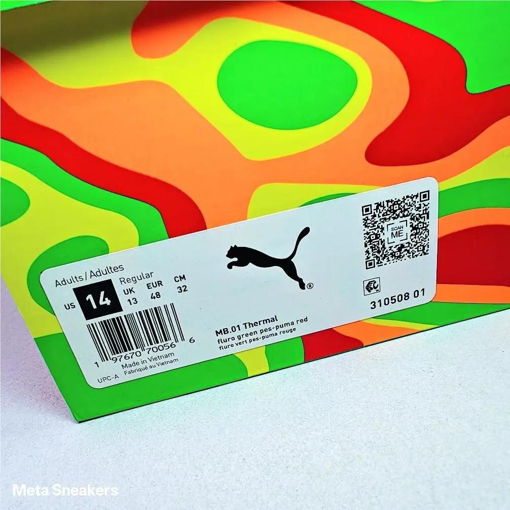 Puma shoes - PUMA MB.01 - 310508-01 - Fluro Green Pes-PUMA Red 0