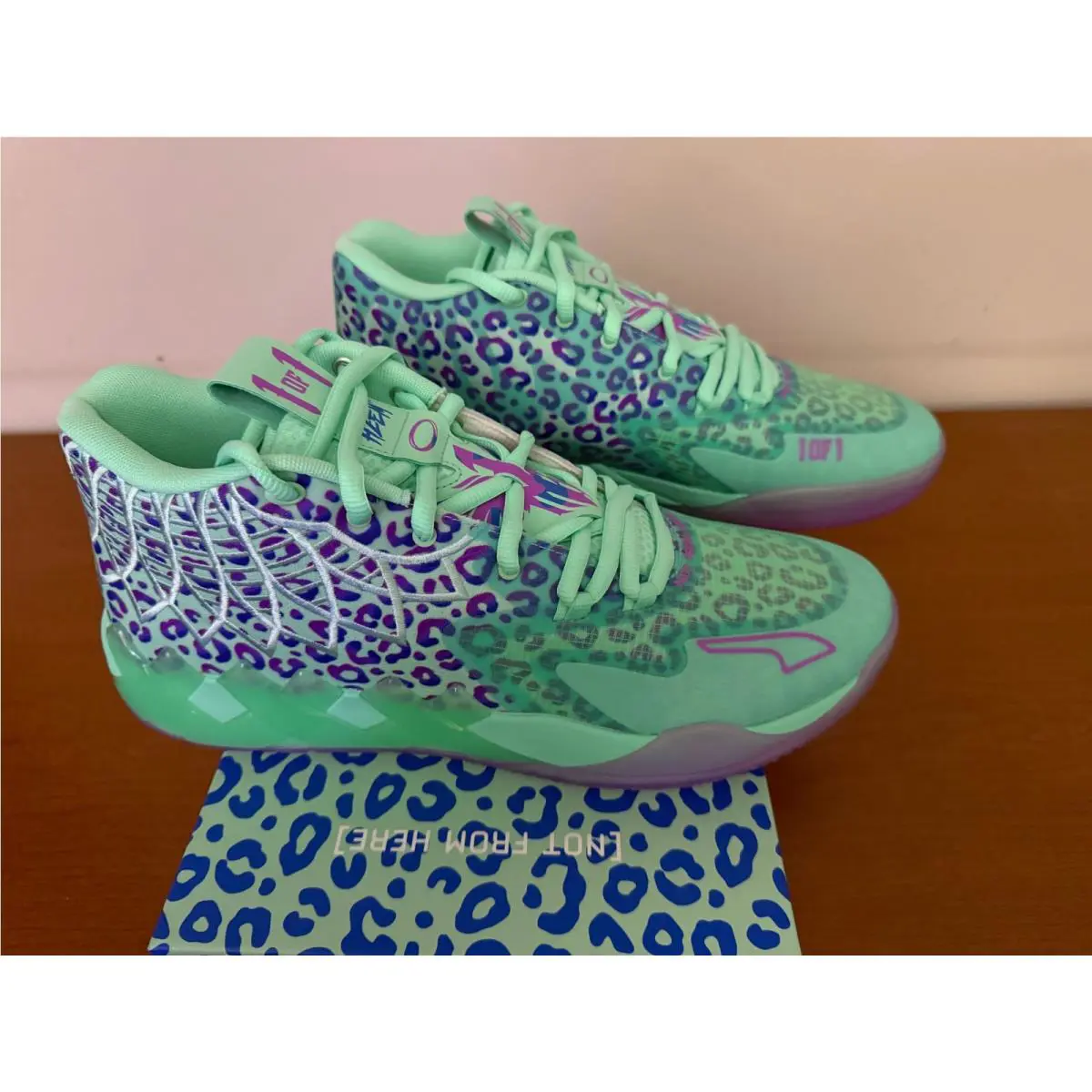 Puma shoes - PUMA Mb.01 Alien Safari Basketball - 31140101 - Green (UPC: 197673009727) 1
