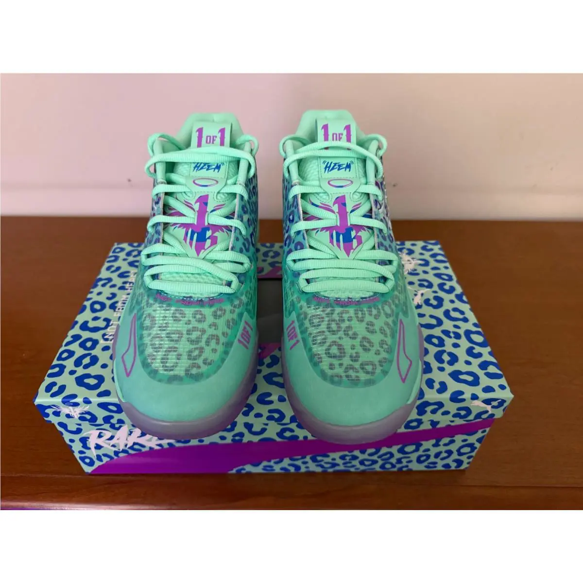 Puma shoes - PUMA Mb.01 Alien Safari Basketball - 31140101 - Green (UPC: 197673009727) 2