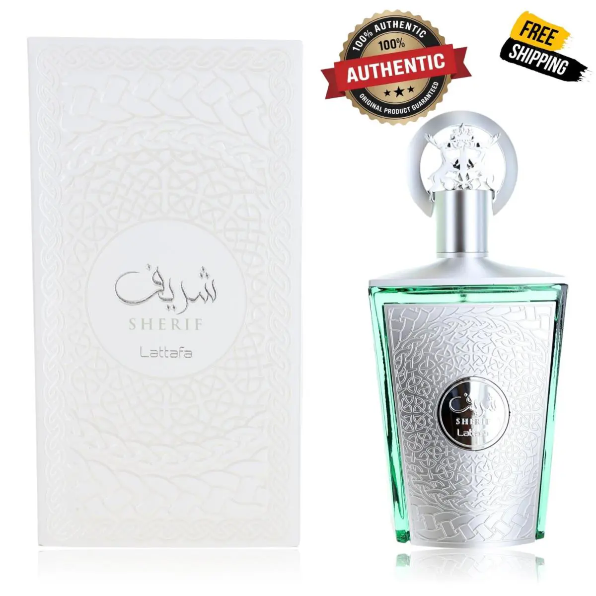Sherif by Lattafa 3.4 oz Edp Spray For Men