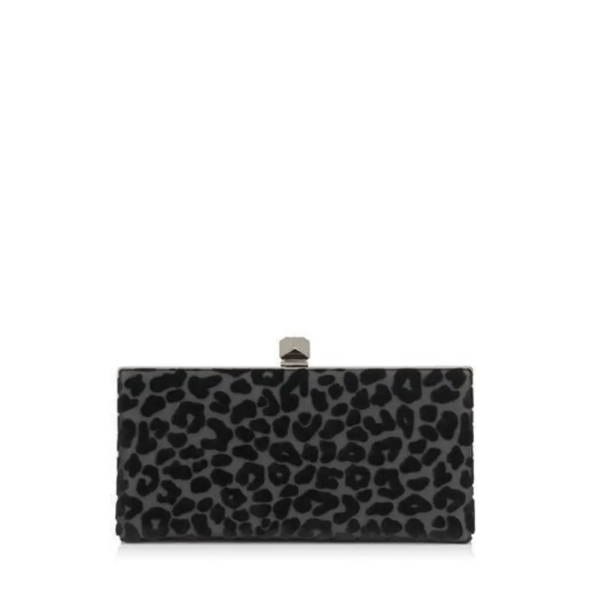 Jimmy Choo Celeste Deu 010003 Black Devore Velvet Leopard