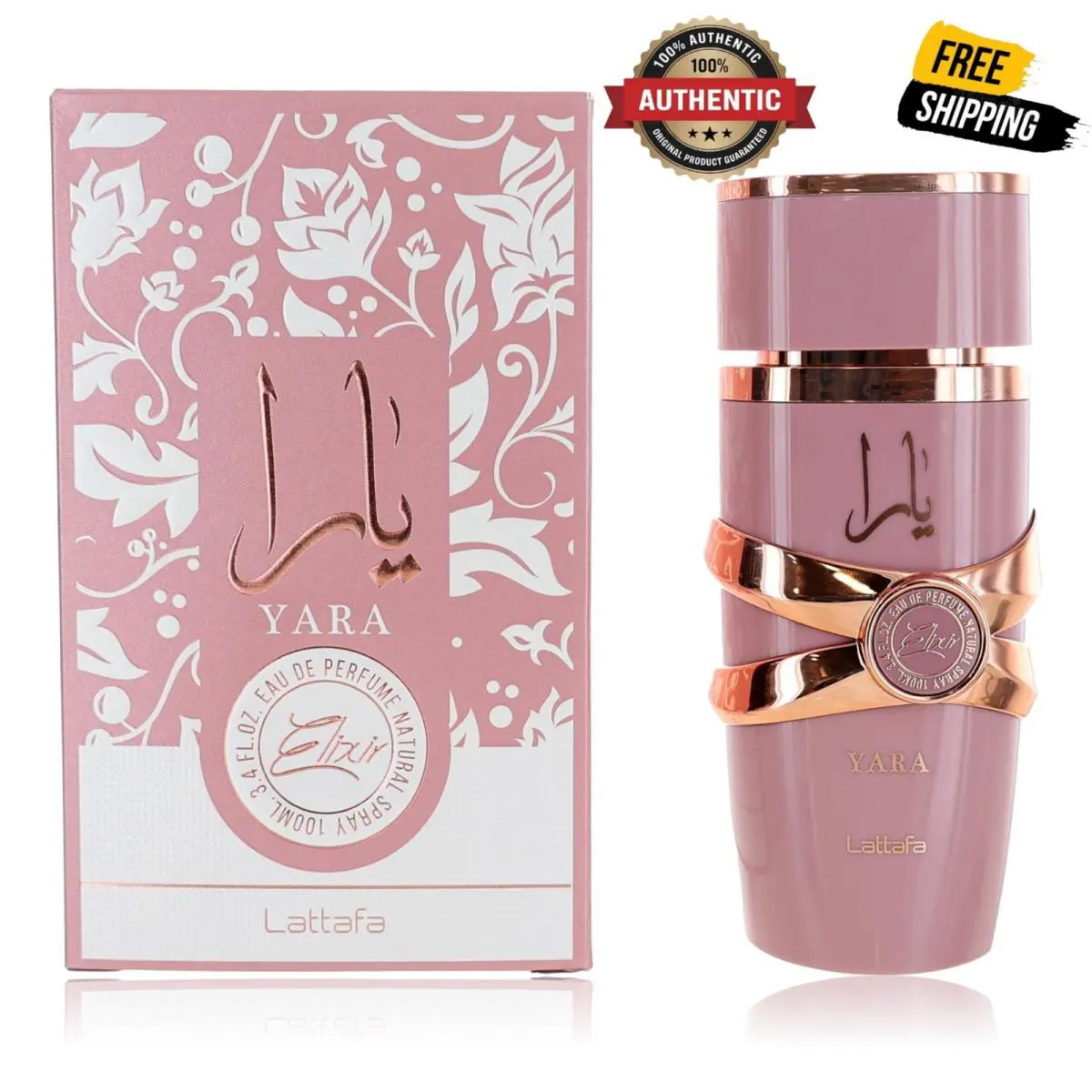 Yara Elixir by Lattafa 3.4 oz Edp Spray For Women