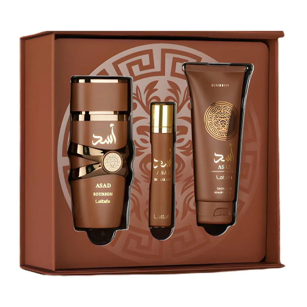 Lattafa Asad Bourbon Eau de Parfum Gift Set