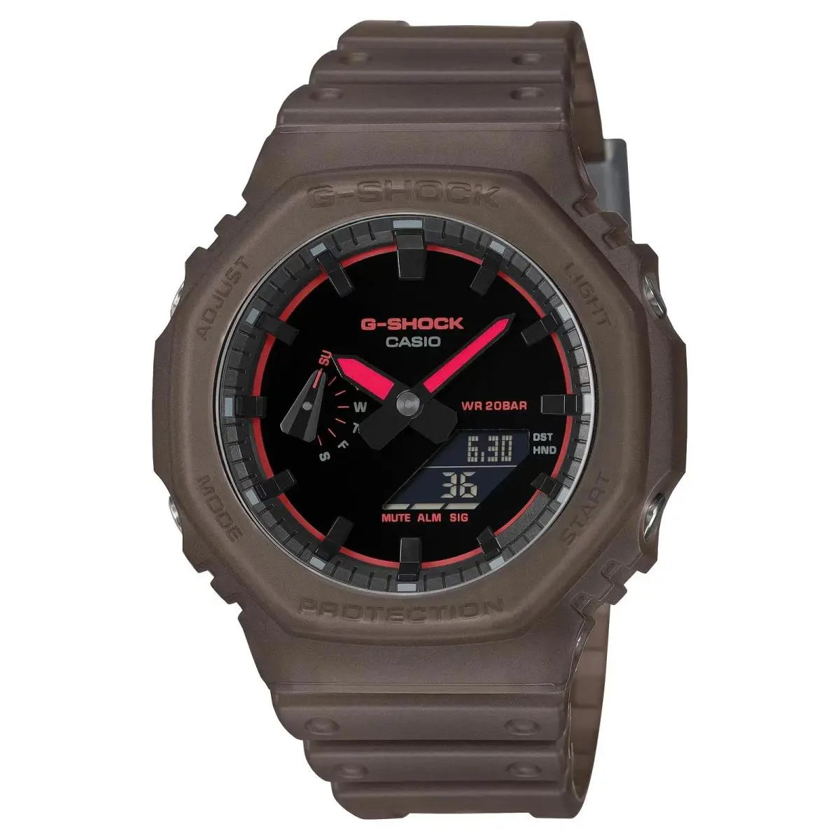 G-shock Analog-digital 2100 Series Black Dial Resin Watch GA2100K-5A by Casio