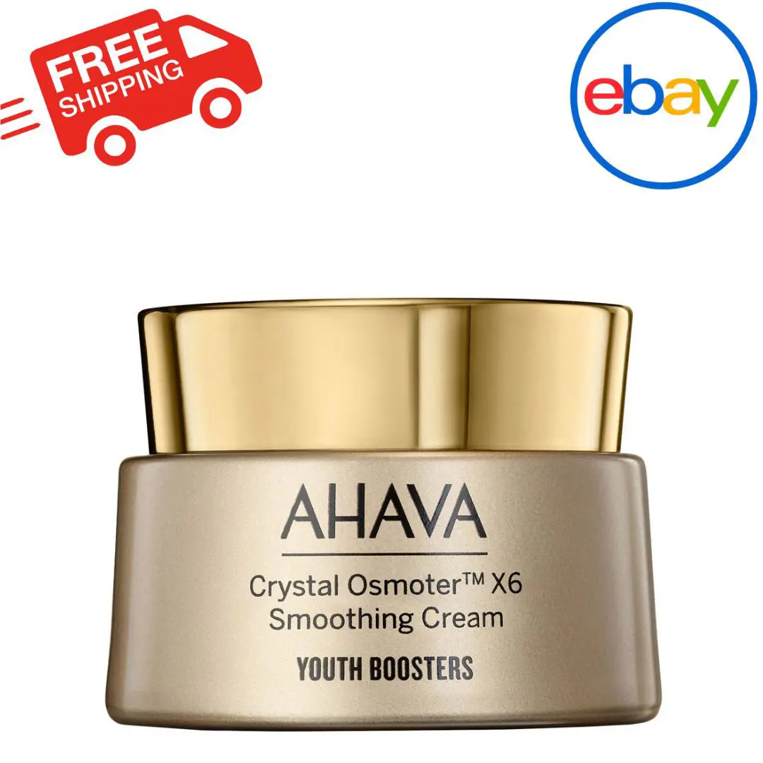 Ahava Crystal Osmoter X6 Smoothing Cream 1.7 fl oz Hydrating Skin Cream