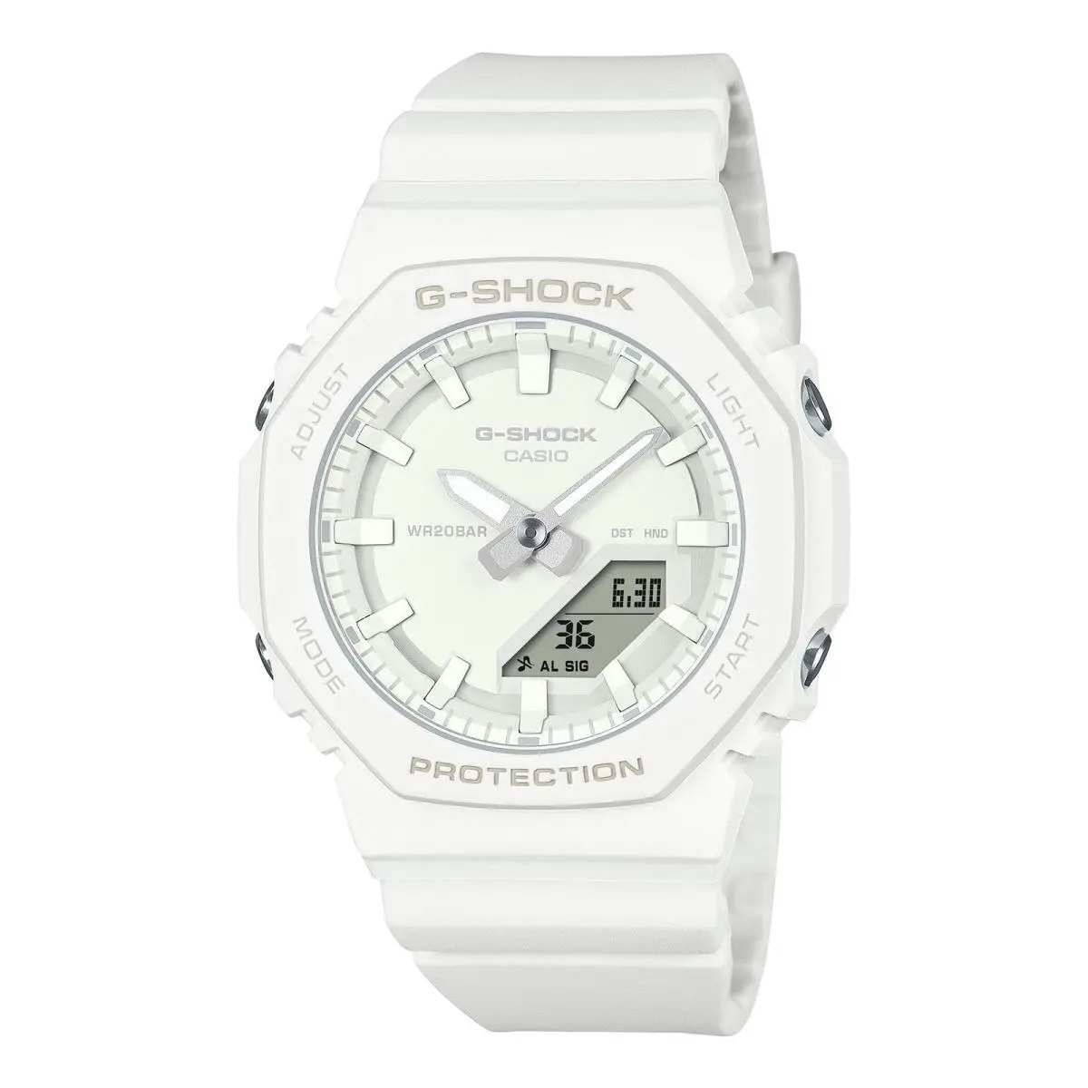 G-shock Casio GMAP2100-7A Analog-digital Bio Based Style 40.2 x 46 mm White