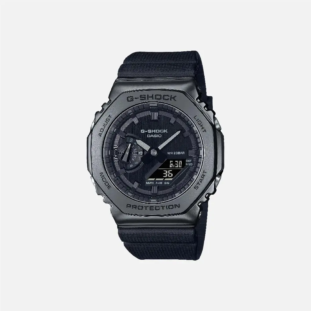 G-shock GM2100BB-1A Ana-digi High Strength ak Black by Casio