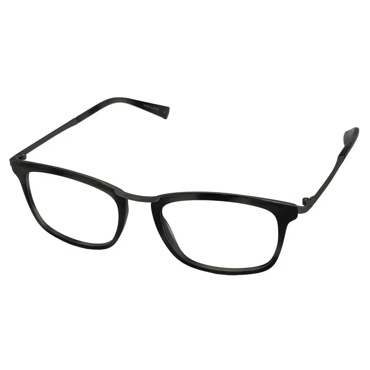 John Varvatos Mens Eyeglass Rectangle Smoke Plastic V375. 53mm