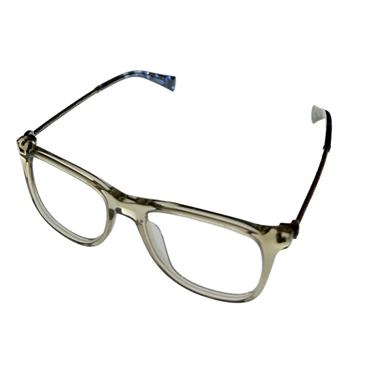 John Varvatos Square Mens Smoke Eyewear Plastic Frame V418 52mm