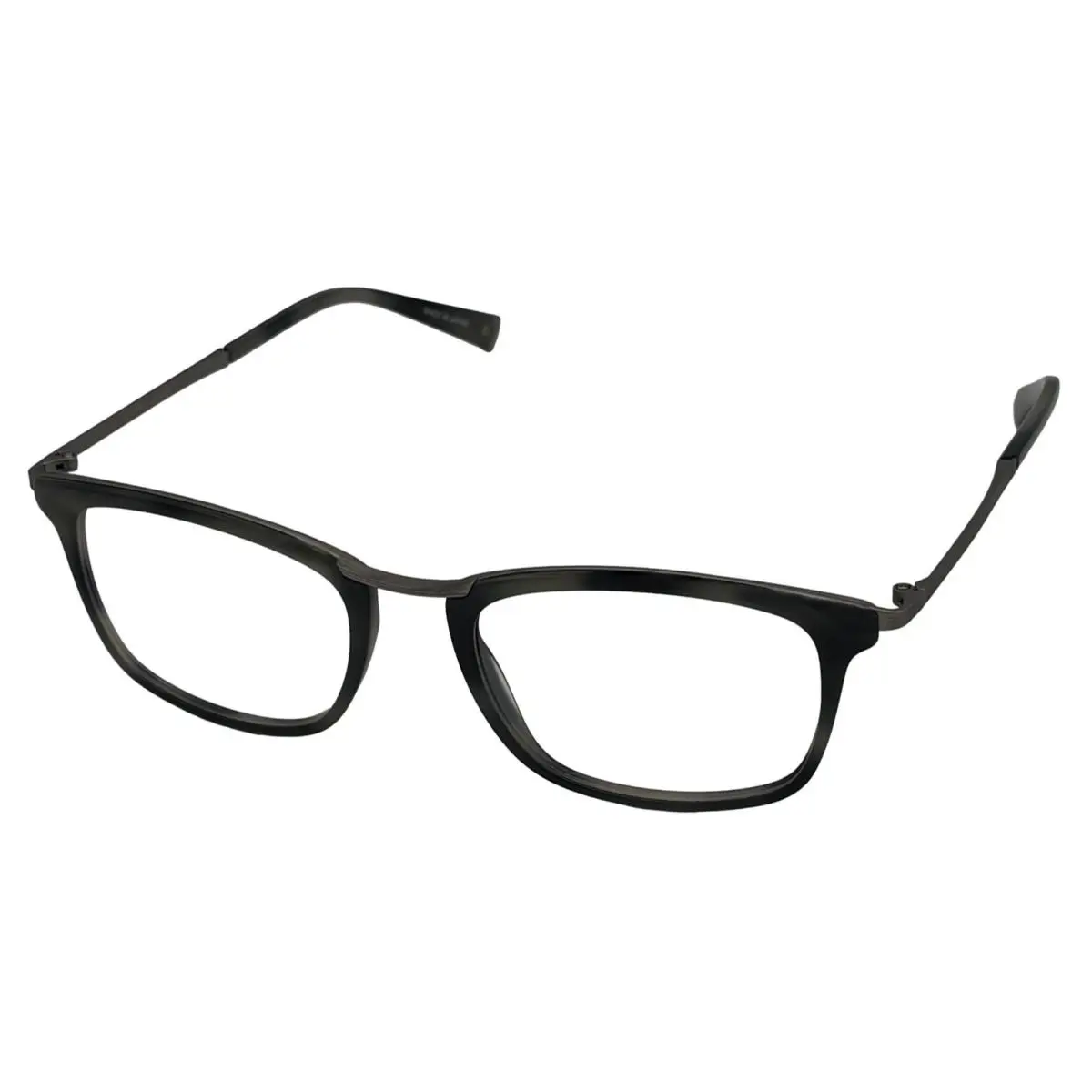 John Varvatos Mens Eyeglass Rectangle Smoke Plastic V375. 53mm