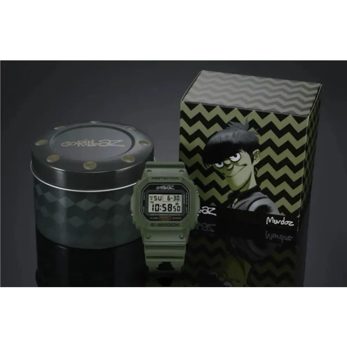 G Shock x Gorillaz Murdoc DW-5600GRLZM-3 Rare Limited Edition by Casio