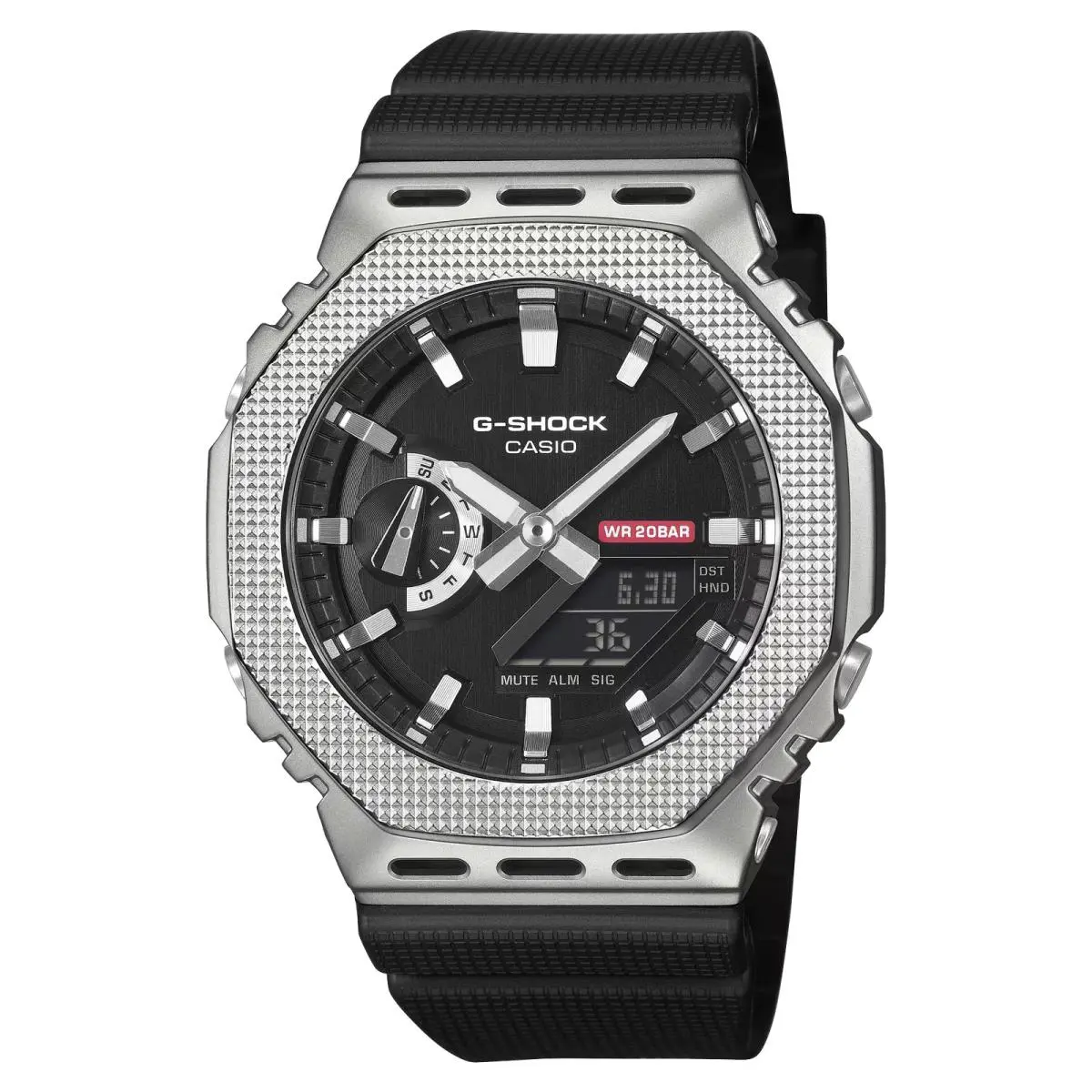G-shock GM2100M-1A Industrial Design Silver Ion Ana-digi Watch by Casio