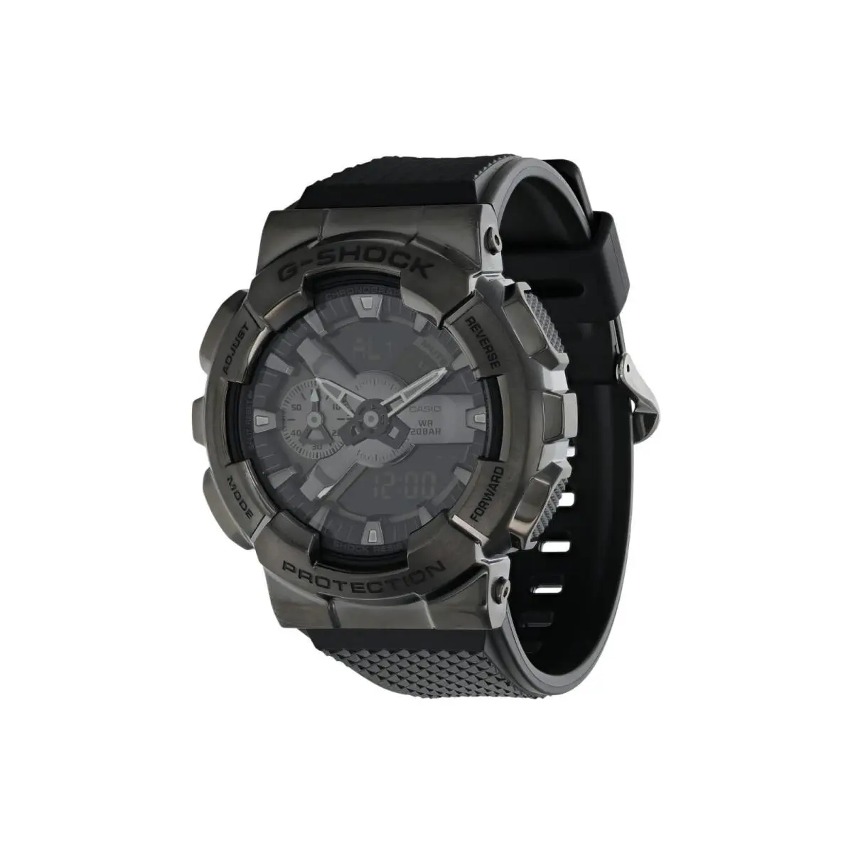 G-shock GM-110BB-1A Men`s Black Metal Analog Digital Watch by Casio