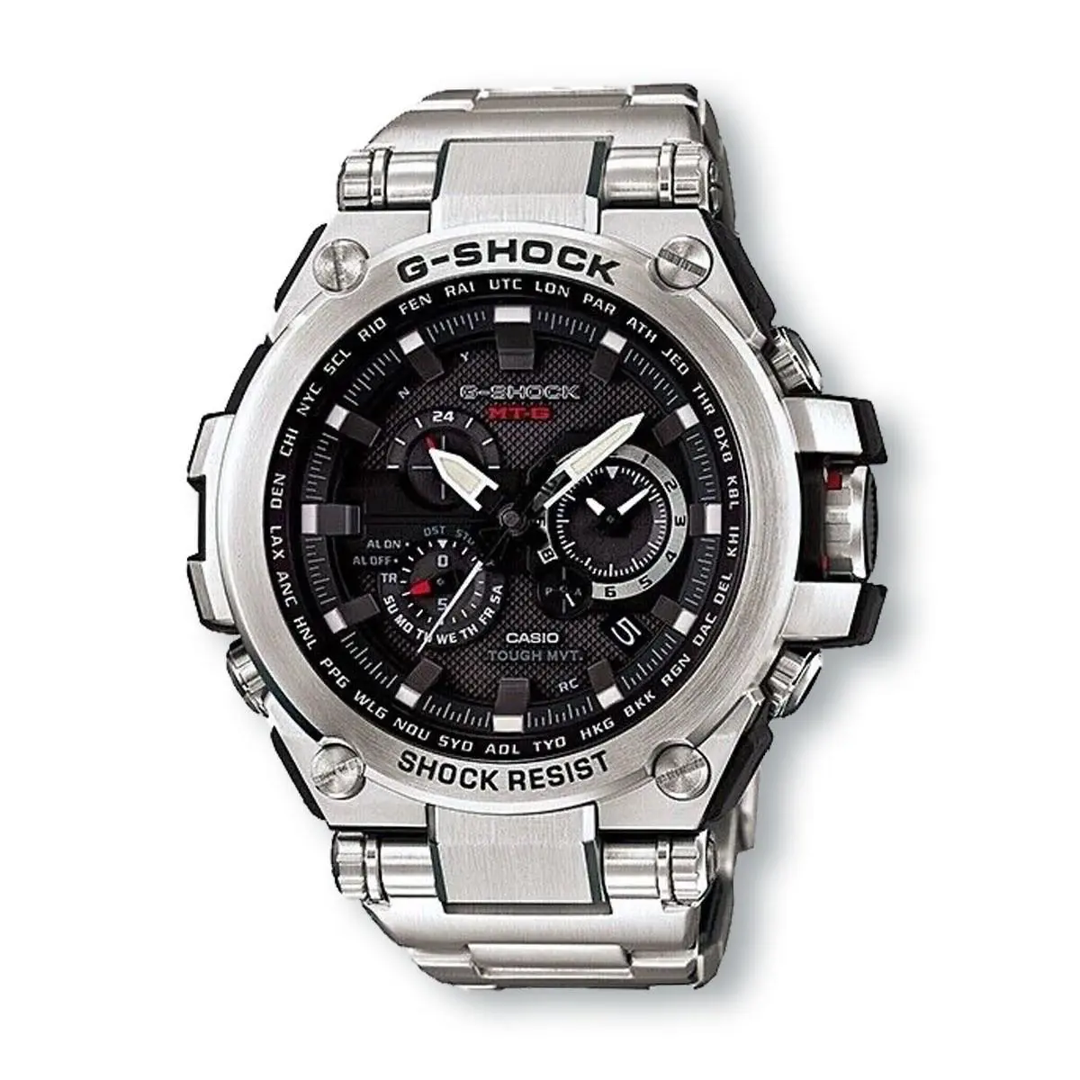 Casio G-shock MTGS1000D-1A Stainless Steel Solar Atomic Watch