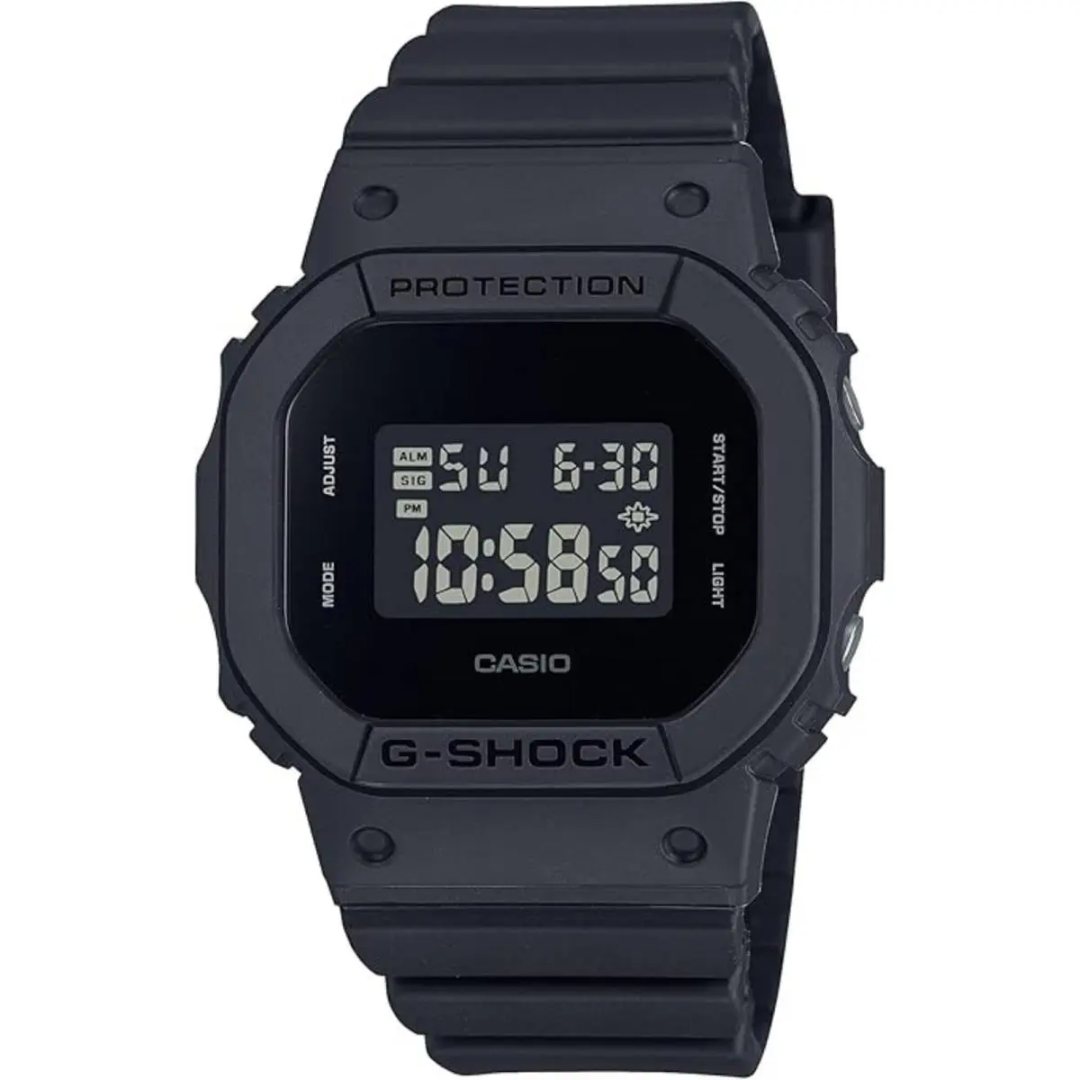 Casio Women`s Watch G-shock Digital Dial Black Resin Strap GMDS5610BB-1