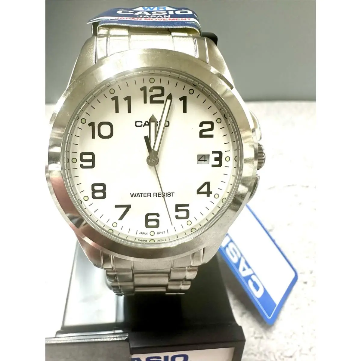Men’s Stainless Steel Band Watch by Casio