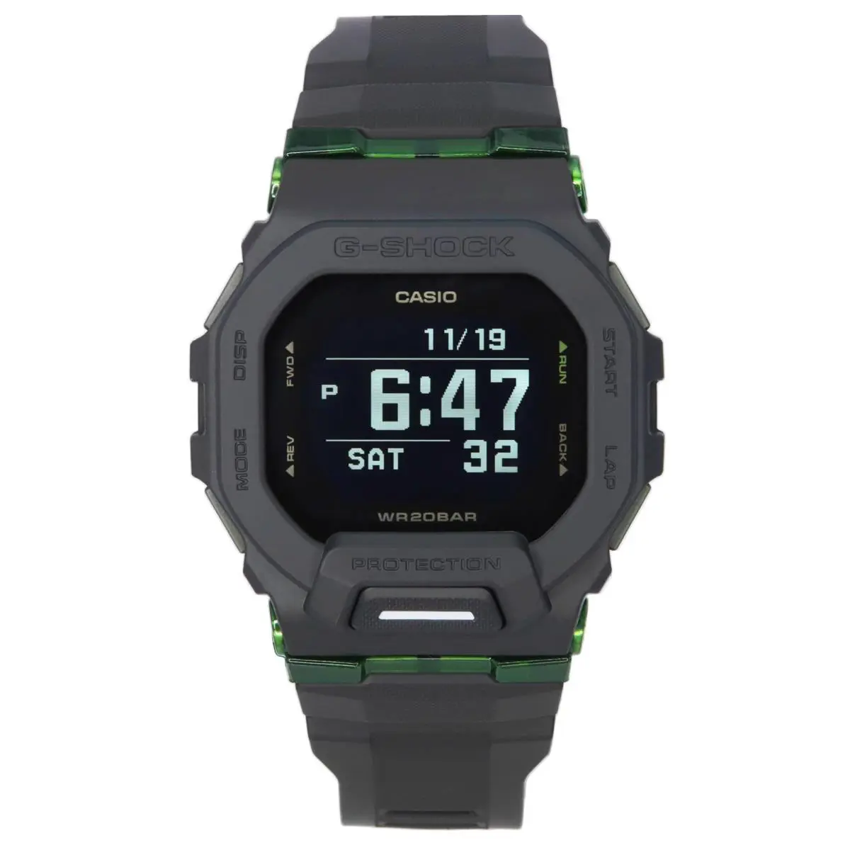 Casio G-shock G-squad Quartz Sport`s Black Dial GBD200UU-1 Men`s Watch
