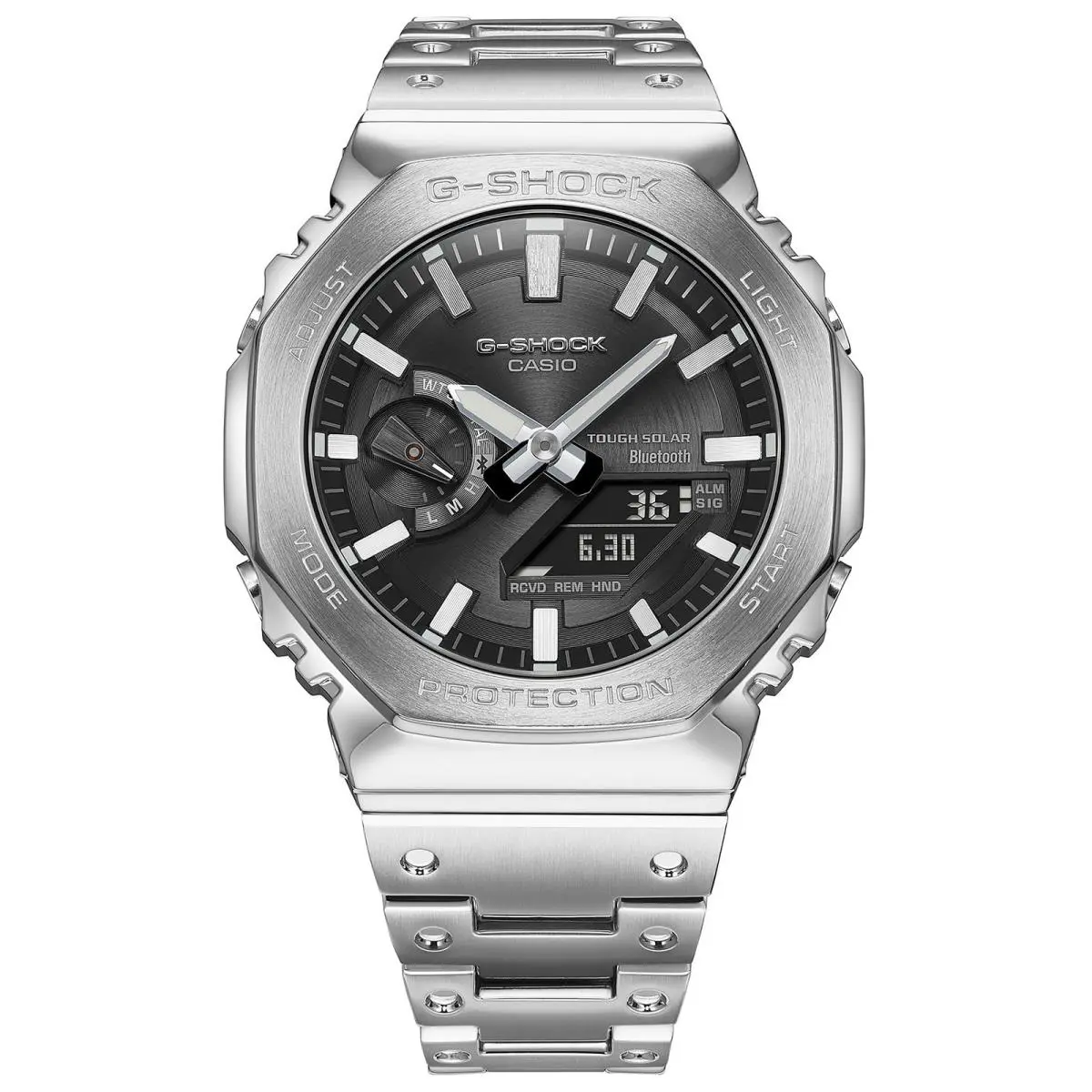 G-shock  2100 Series Full Metal Stainless Steel Watch 49.8mm by Casio