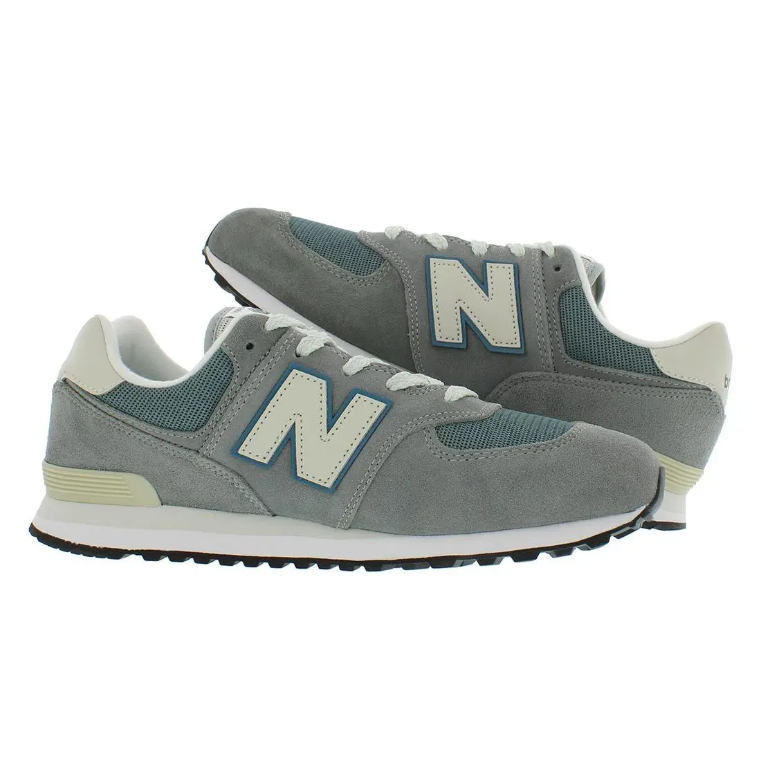 New Balance shoes - GC574BA1 - GC574BA1 - Grey/Blue, Main: Grey (UPC: 195481331931) 1