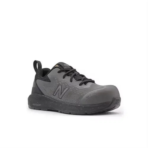 New Balance Widlogigs-10.5D Women`s Composite Toe Athletic Shoe Grey/black 10