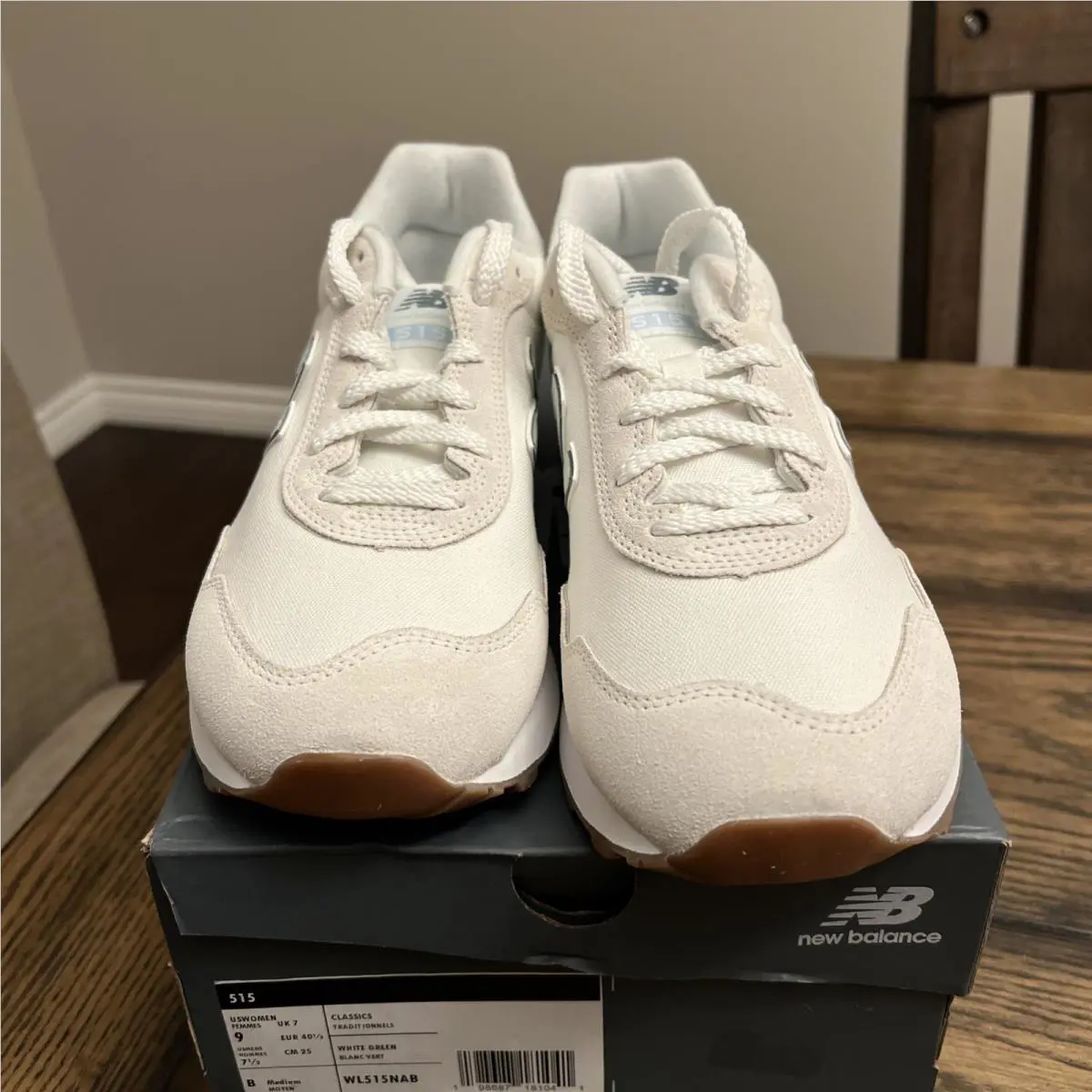 New Balance shoes - New Balance 515 - WL515NAB - White Green 0