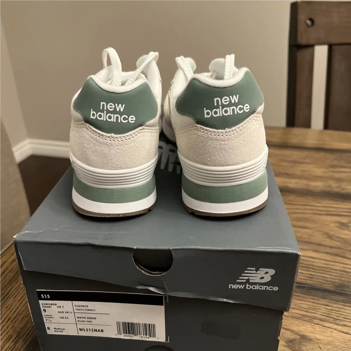 New Balance shoes - New Balance 515 - WL515NAB - White Green 2
