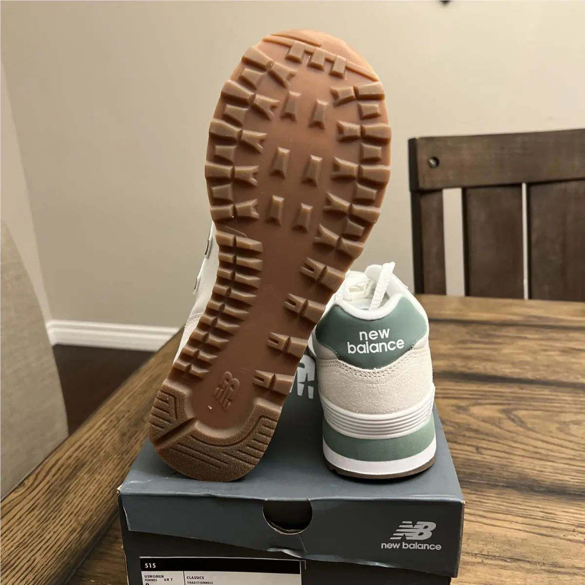 New Balance shoes - New Balance 515 - WL515NAB - White Green 3