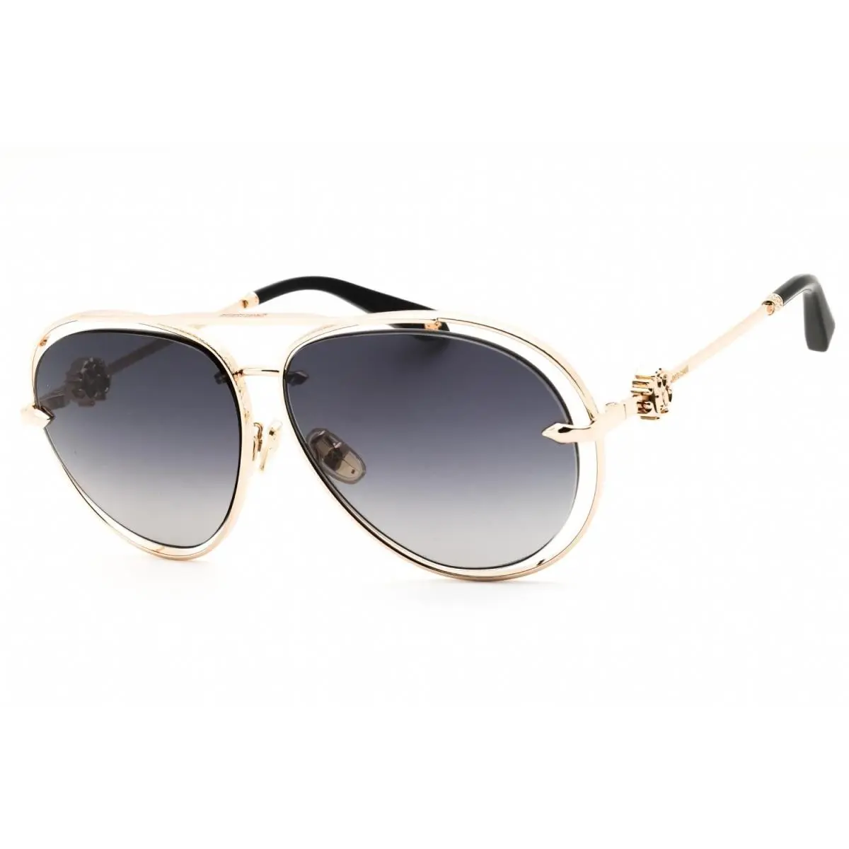 Roberto Cavalli SRC032M Sunglasses Shiny Rose Gold