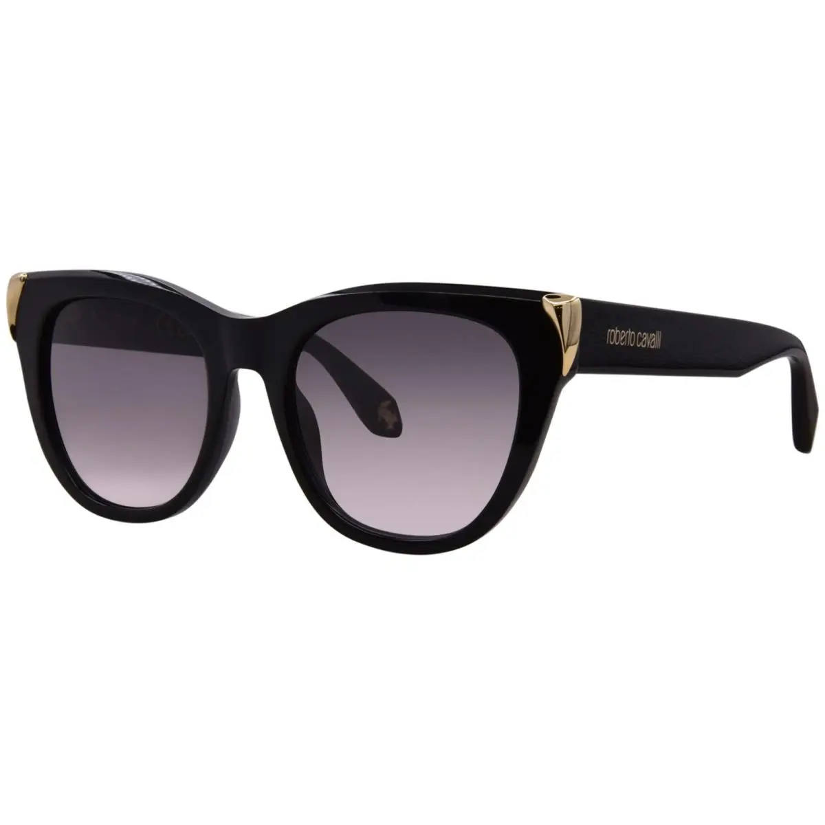 SRC095M 0700 Sunglasses Women`s Black/grey Gradient Lenses 54mm by Roberto Cavalli
