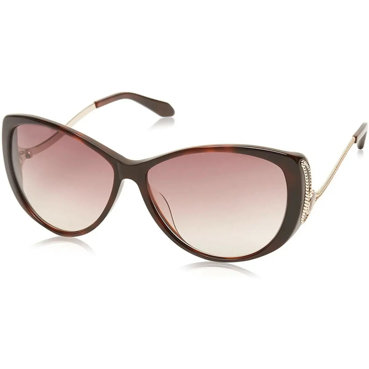 Roberto Cavalli RC741T-6152F Dark Havana Frame Women`s Sunglasses