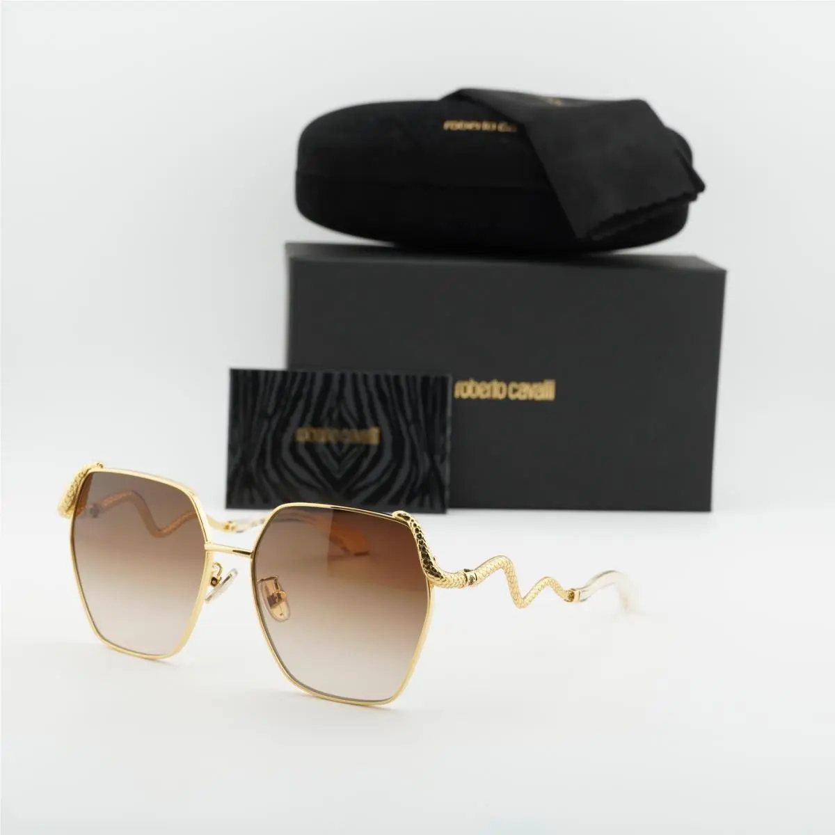 Roberto Cavalli SRC035M 0400 Semi-matte Lavender/brown Gradient 59-16-140