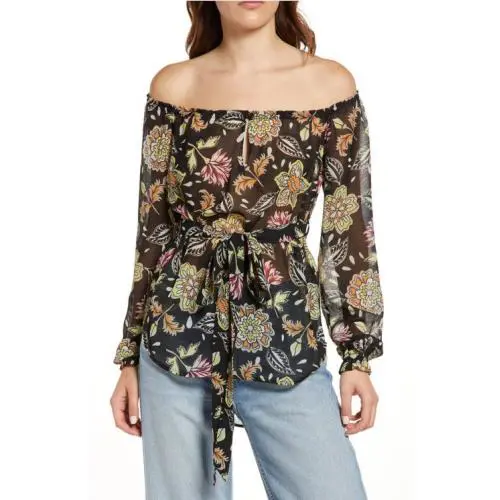 Rag Bone Sierra Floral Off The Shoulder Top - Size XS - Retail