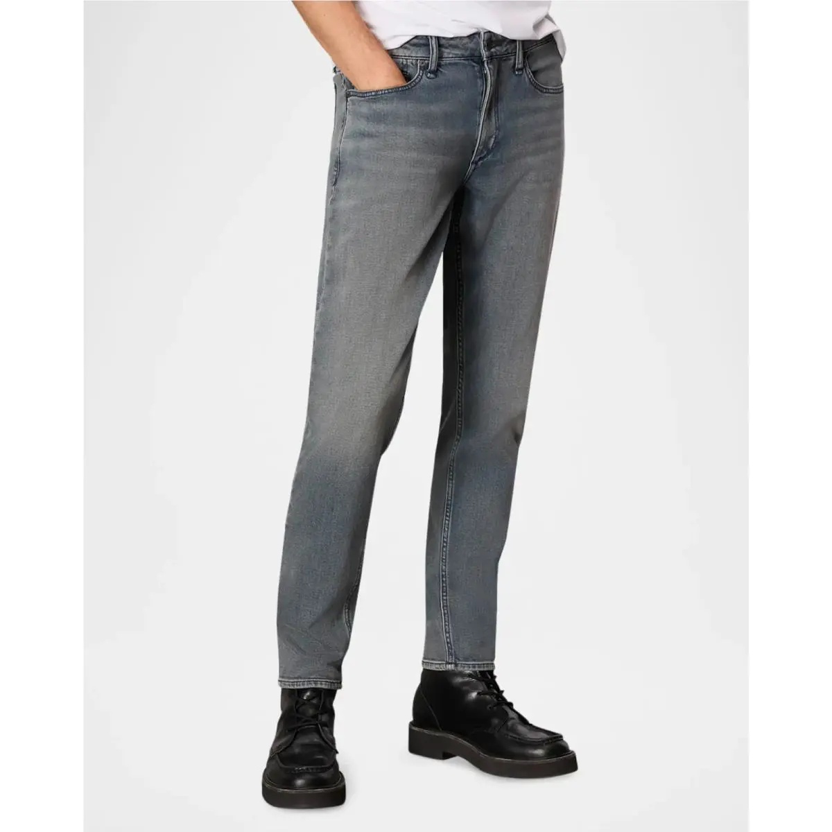 Rag Bone Stretch Infuse Jeans Fit3 In Pewter Indigo Sz:32x32