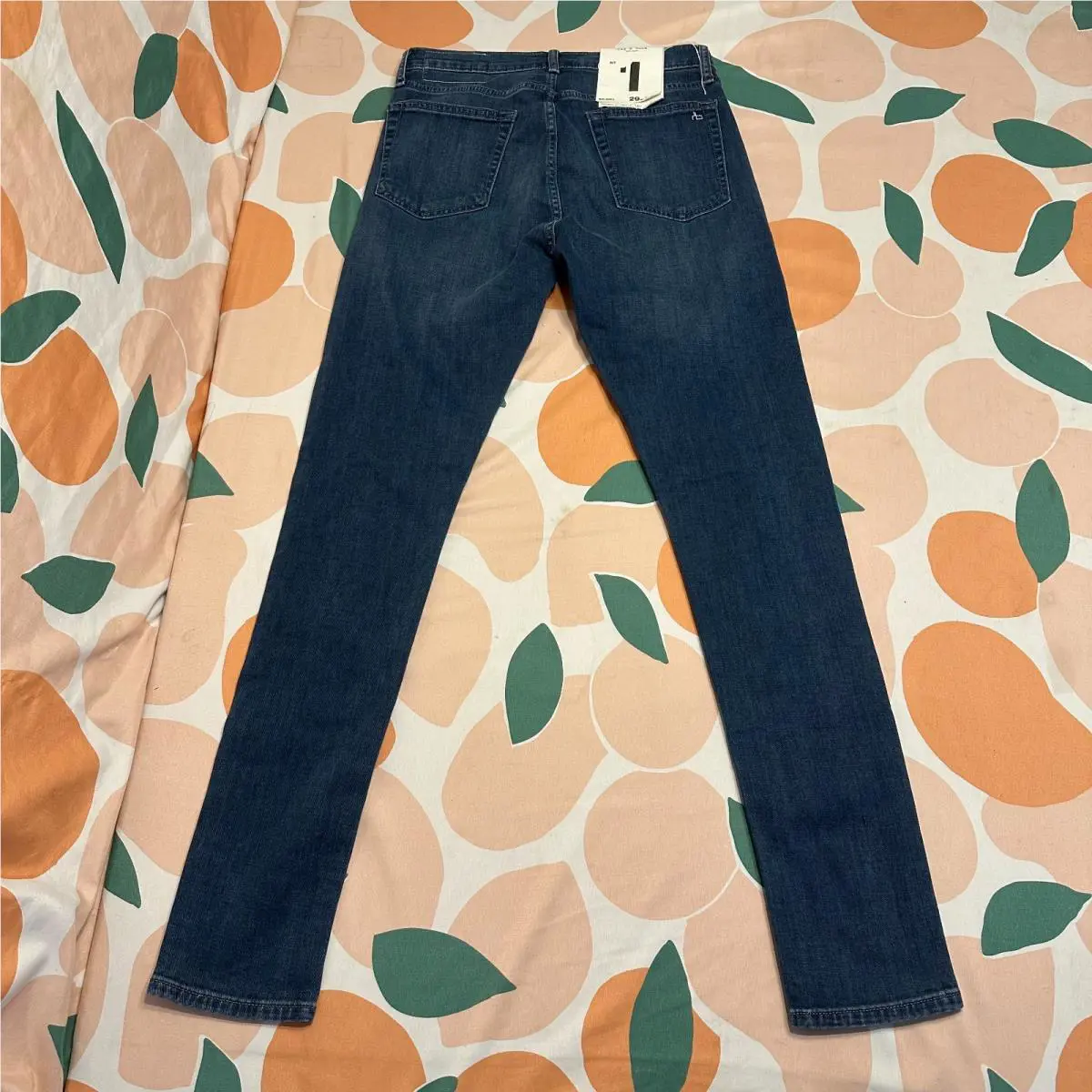 Rag Bone Fit 1 Blue Jeans Mens 29x32 30x31.5 Aero Stretch Medium Wash Skinny