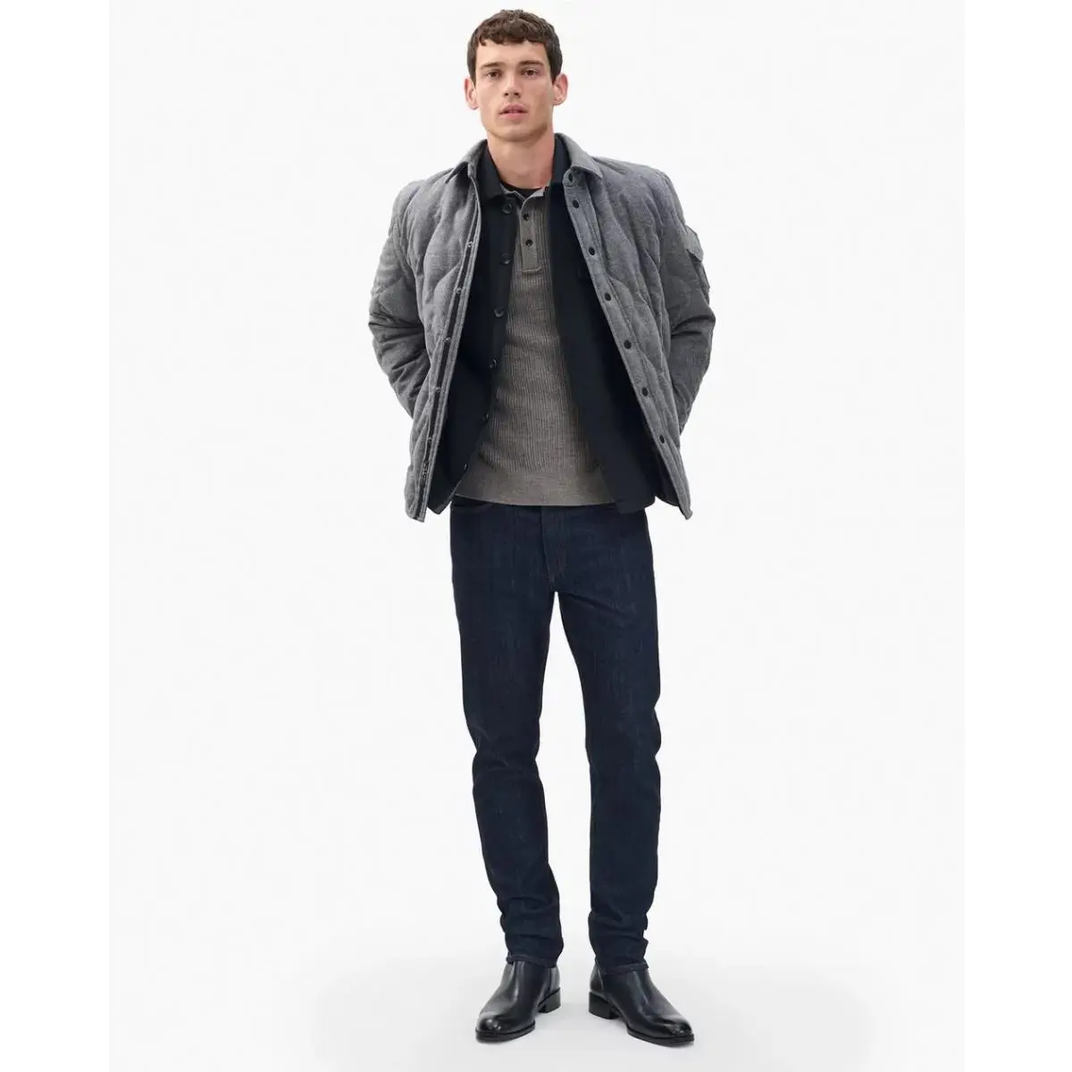 Rag Bone Fit 2 Cashmere Stretch Denim Jeans in Rinse Size: 38x32