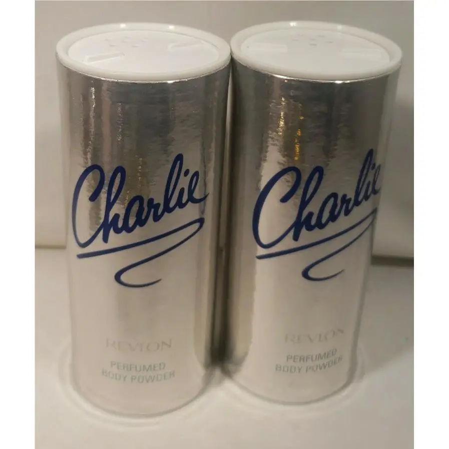 Revlon Vintage Charlie Perfumed Body Powder 2.5 oz x 2