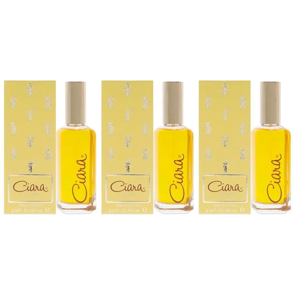 3-Pack Ciara 100 Strength By Revlon Concentrate Perfume For Women Edp 2.3 oz