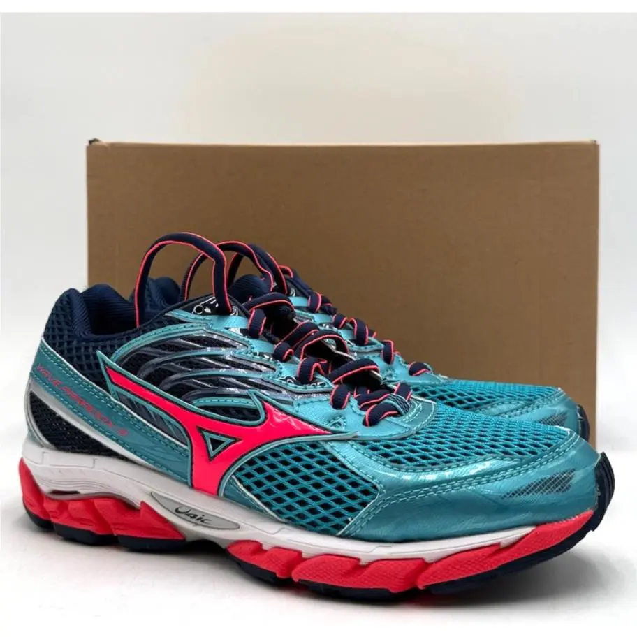 Mizuno shoes - Mizuno Wave Sky - Wave Sky - J1GD164060 - Blue 9