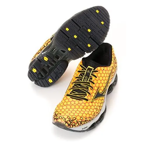 Mizuno shoes - MIZUNO WAVE PROPHECY 3 - WAVE PROPHECY - J1GC140013 4105693490 - Yellow / Black / Silver (UPC: 041969105559) 2