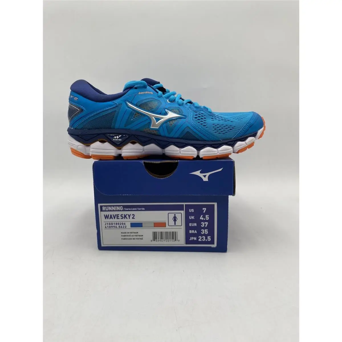 Mizuno shoes - Mizuno Wave Sky - Wave Sky - Blue 9