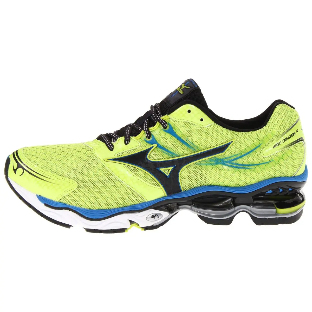 Mizuno shoes - MIZUNO WAVE CREATION 14 - WAVE CREATION - 8KN-30027 4105164l5R - Lime Punch / Imperial Blue / Black (UPC: 041969390610) 0