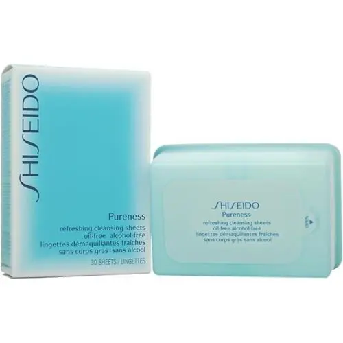 Shiseido Pureness Refreshing Cleansing Sheets Oil-free Alcohol-free 30 Sheets BX
