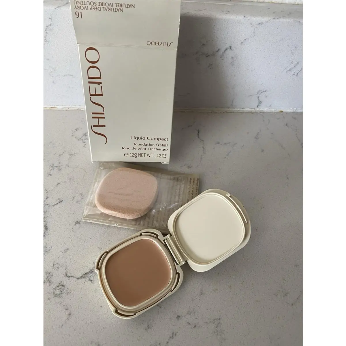 Shiseido Liquid Conpact Foundation Refill - I6 Natural Deep Ivory - Hard To Find